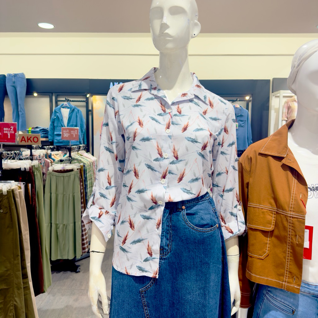 AKO - NEW Kemeja Blouse Wanita (S-XXXL)