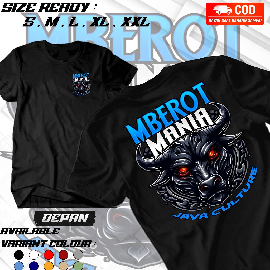 JOJOKAOS-Baju Kaos Mberot Mania Pia Wanita Distro Bantengan Malangan Wisanggeni