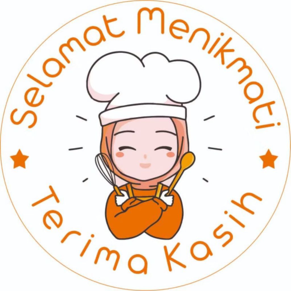 

10 pcs | Stiker Selamat Menikmati | Stiker Cutting | Diameter 3,5 cm