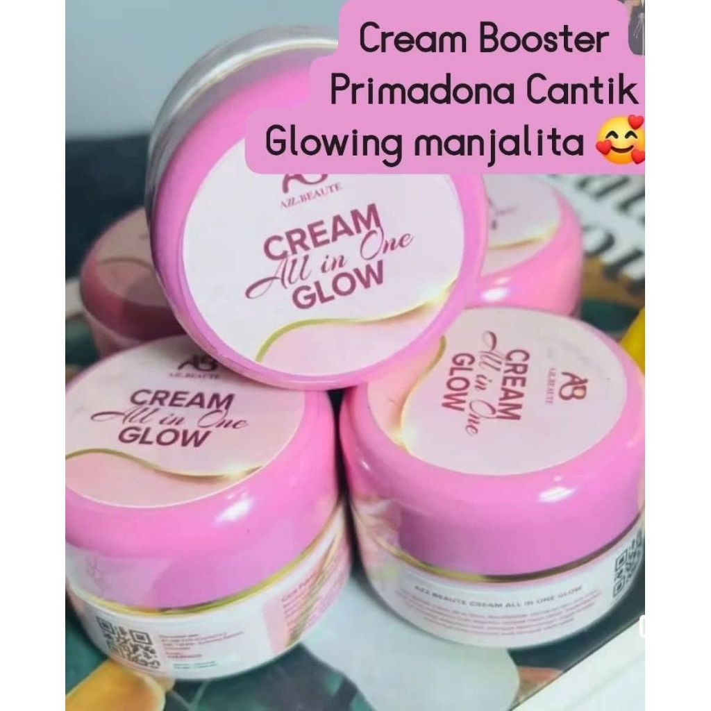 Terlaris..‼️Azz Beaute (Ex Booster Rcb Glow) Krim Lama Rcb Glow Rc Booster Whitening Glowing Cream R