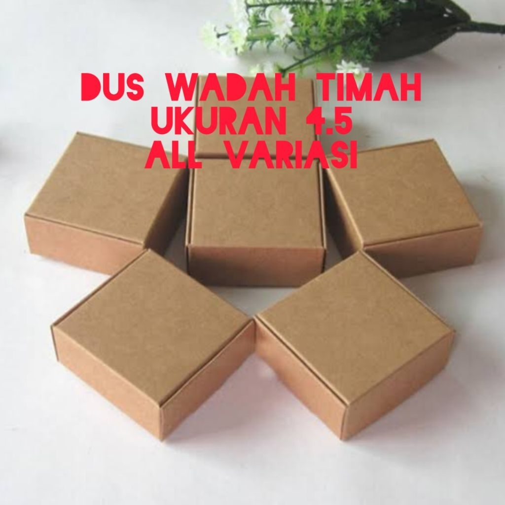 

Dus wadah timah ukuran 4.5 berbagai variasi dan jenis