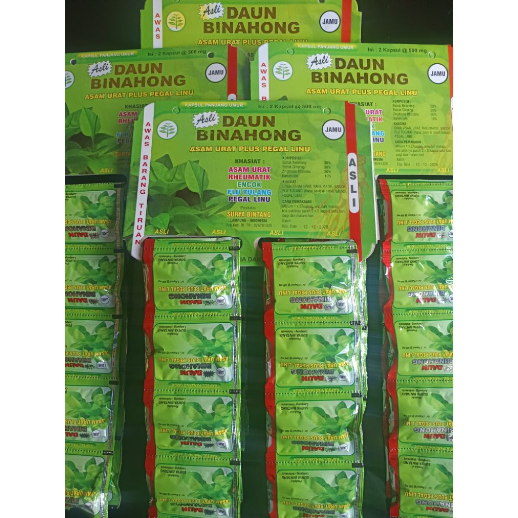 DAUN BINAHONG KAPSUL HERBAL 100% ORIGINAL
