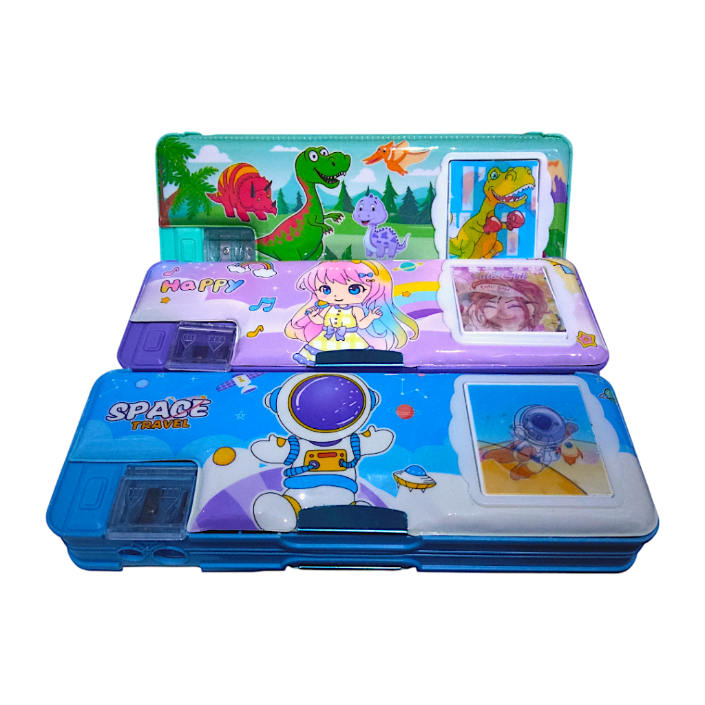 

Tempat Pensil / Pencil Case Magnet Dengan Rautan & Kalkulator BN888