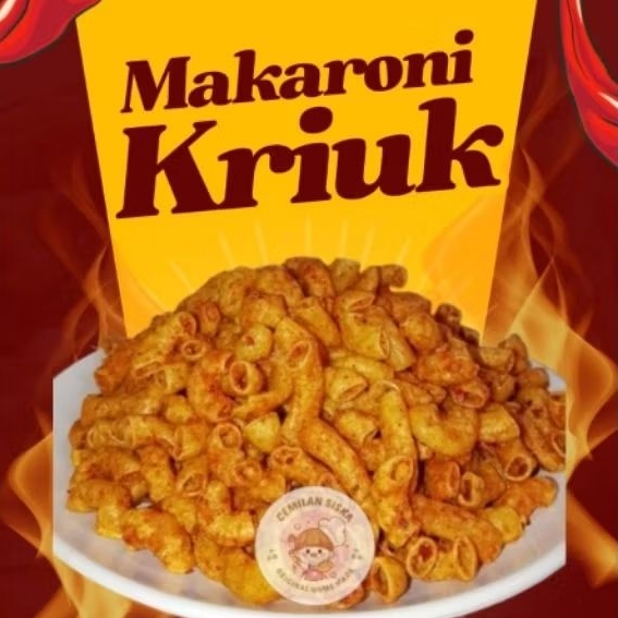 

MAKARONI KRIUK MAKARONI KERING 250 GRAM PEDAS DAUN JERUK