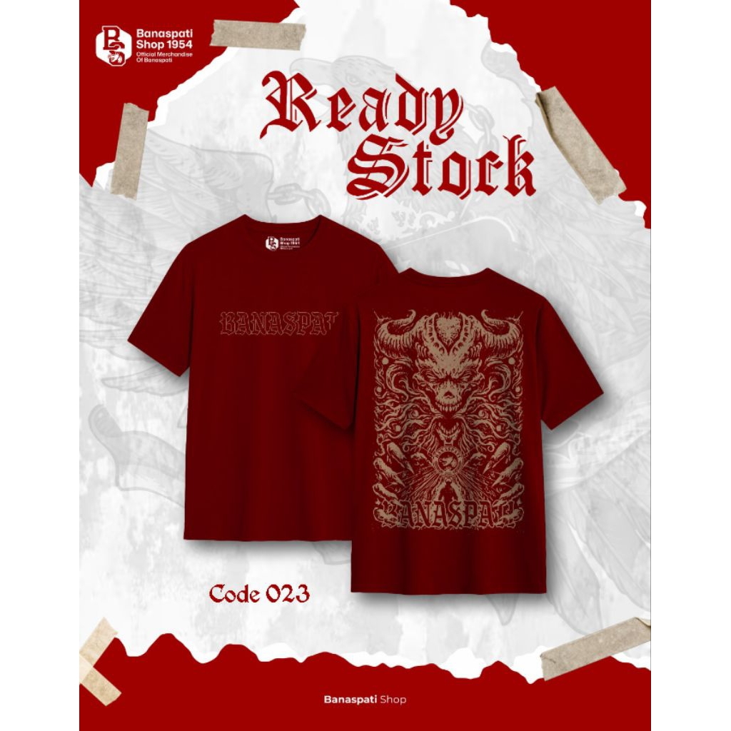 Kaos Banaspati Maroon