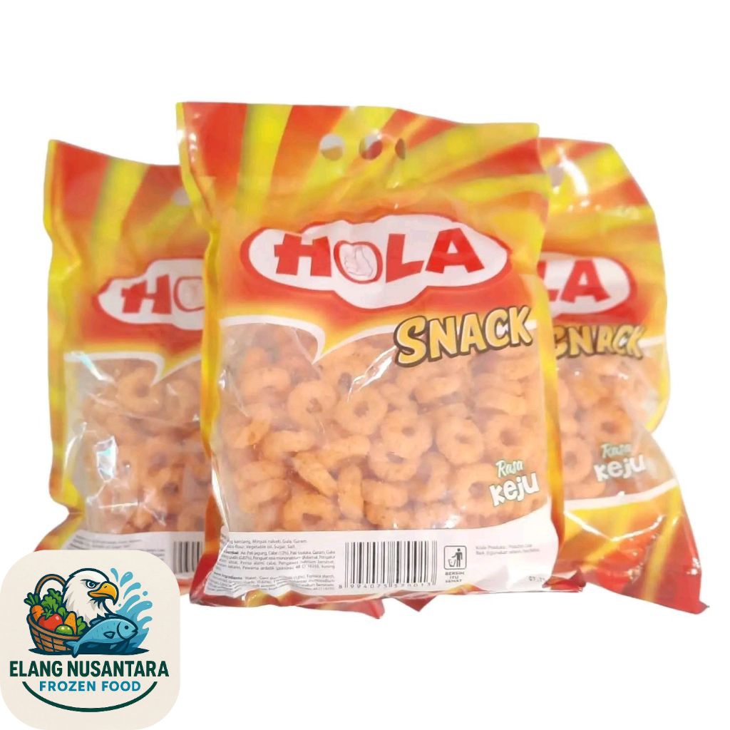 

Hola Snack Kering Rasa Keju - Elang NusantaraFrozen Food