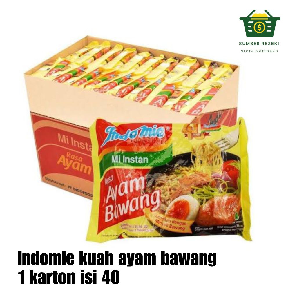 

INDOMIE KUAH/GORENG. 1 KARTON ISI 40pcs