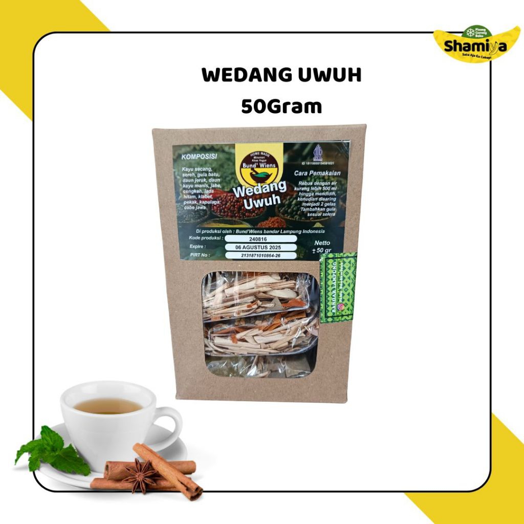 

Wedang uwoh 50gram-OFFICIAL SHAMIYA