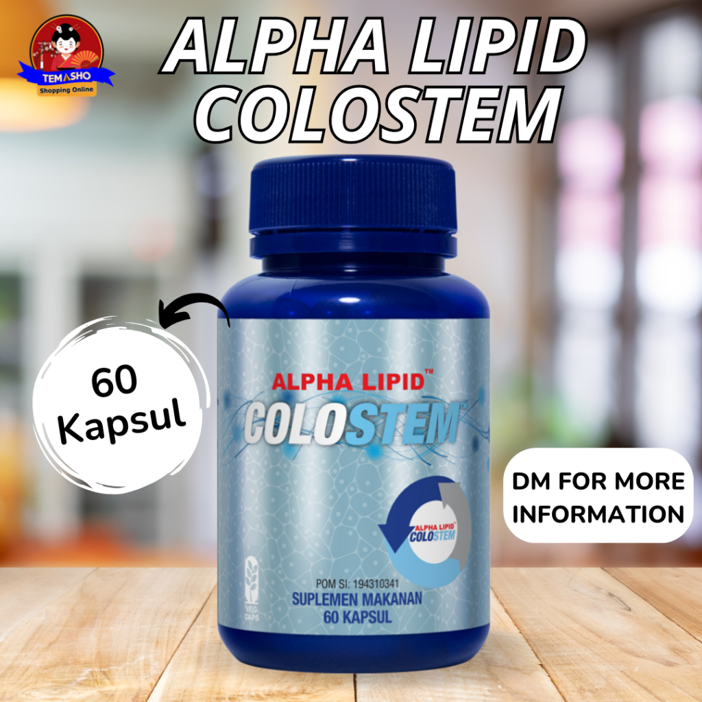 Alpha Lipid Colostem - Suplemen Kesehatan (60 Kapsul) | Original & Terdaftar BPOM
