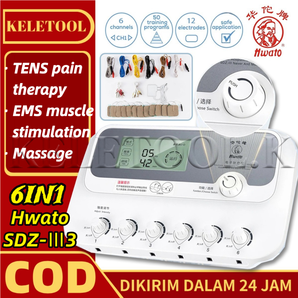 Hwato SDZ III Stimulator Akupuntur  Fisioterapi Alat Tens Fisioterapi Terapi Alat Fisioterapi Acupun