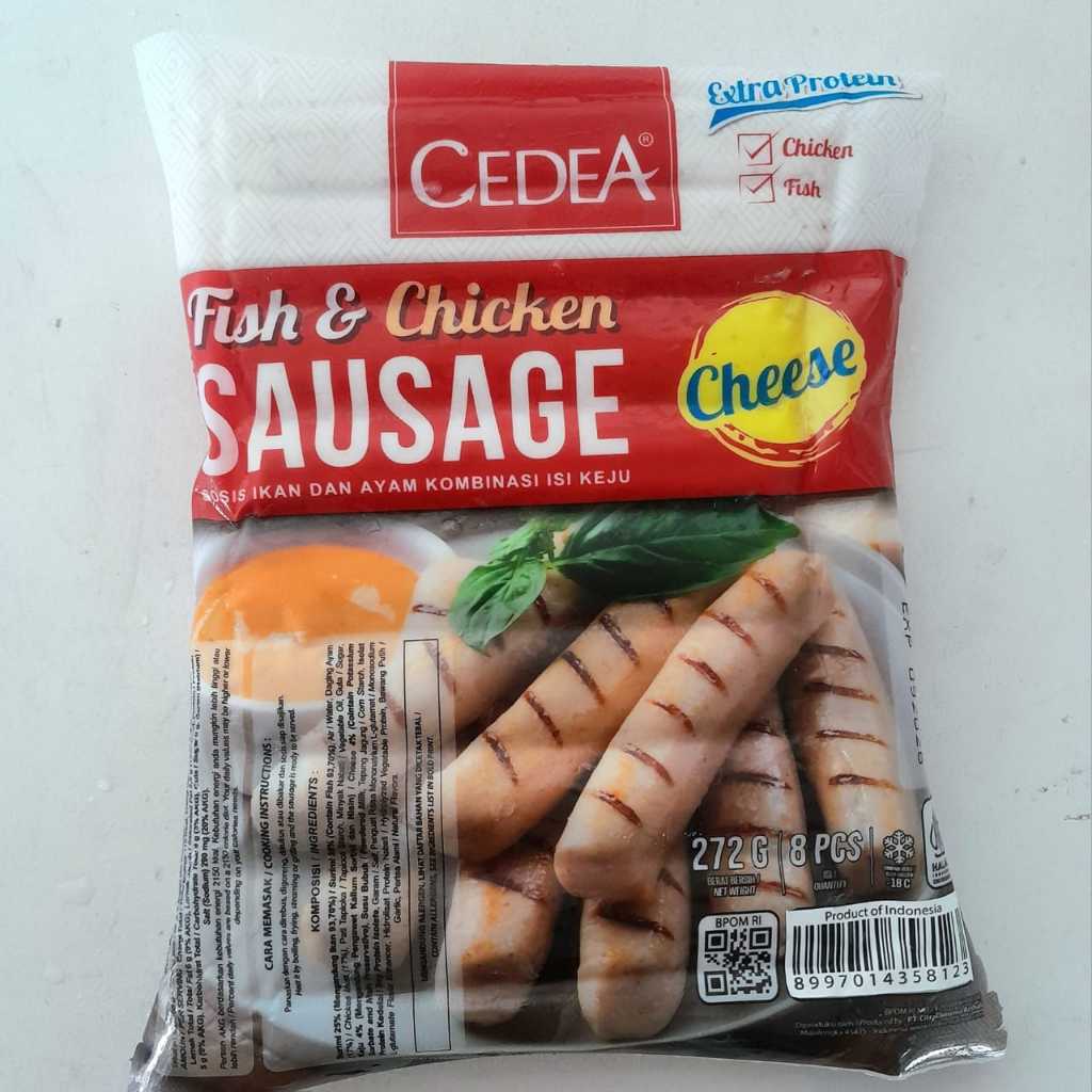 

CEDEA fish & chicken sausage cheese 272gr