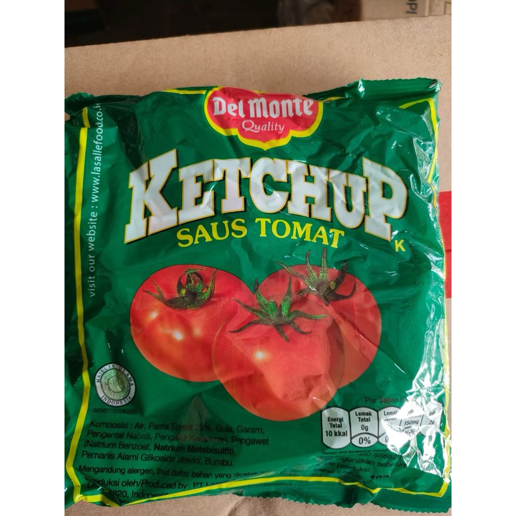 

Del Monte Ketchup Saus Tomat isi 24 sachet