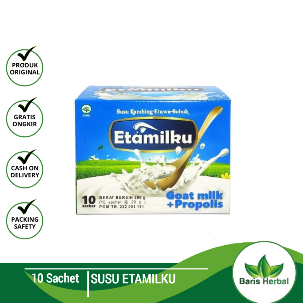 

Etamilku Susu Kambing | Susu Etawa Bubuk Plus Propolis | Etamilku Per Box