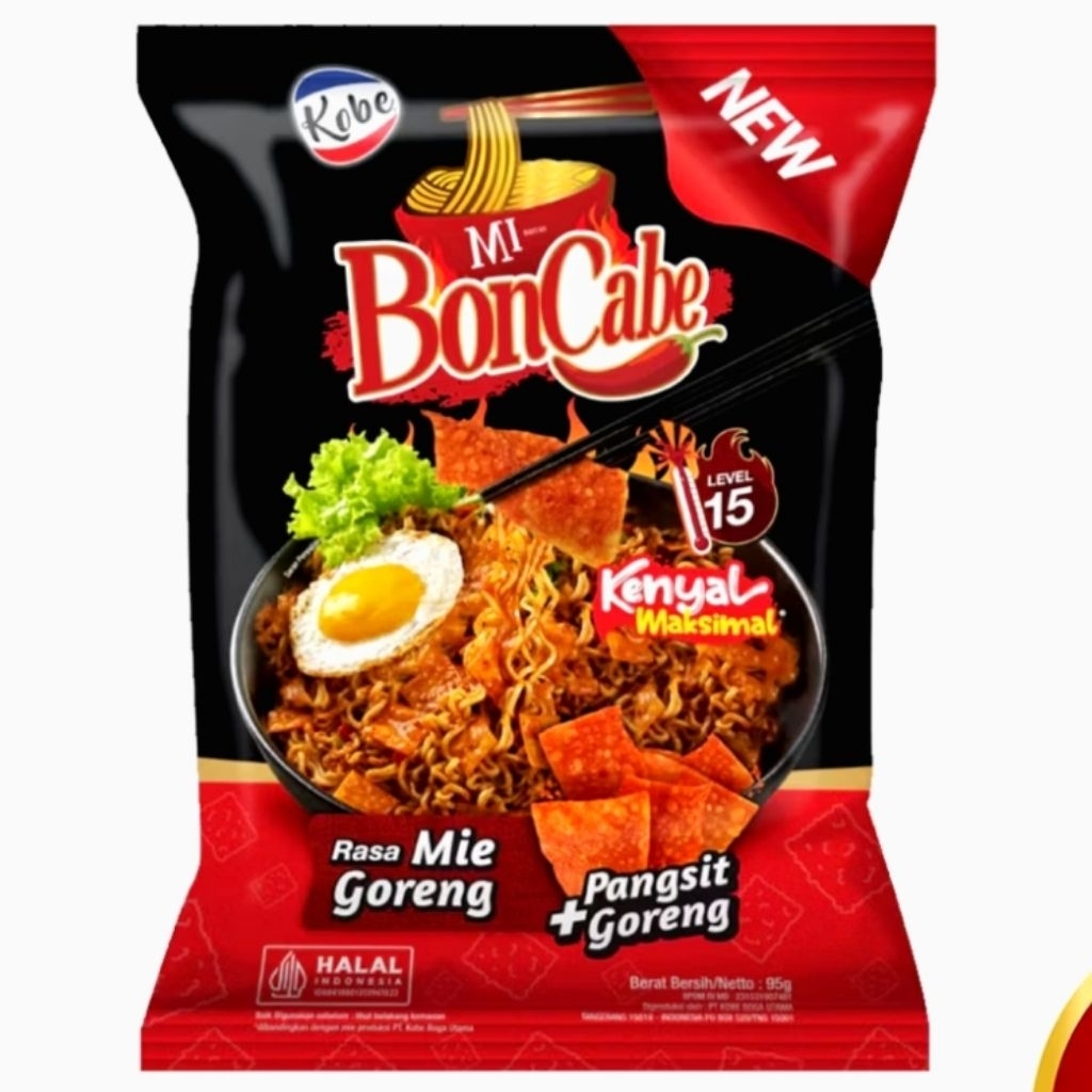 

Kobe Mie Bon Cabe 90 gram