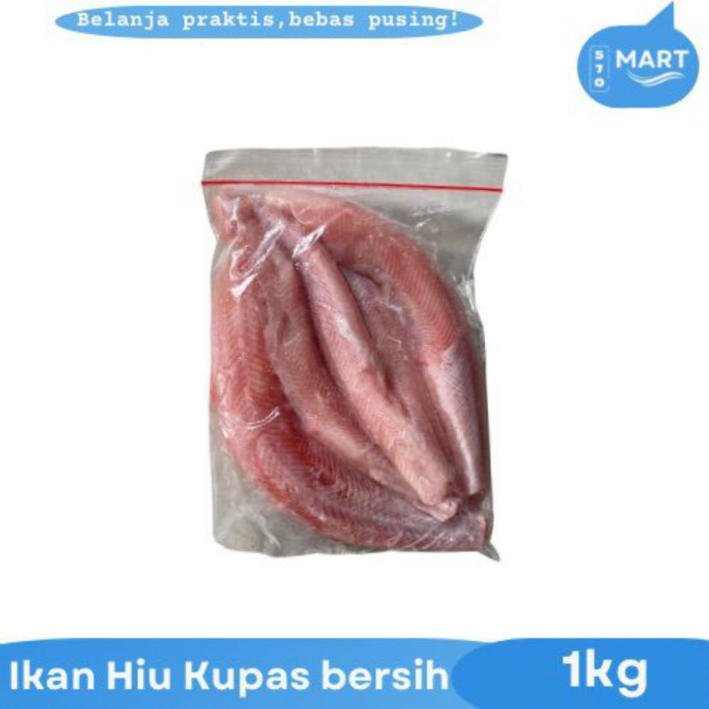 

ikan hiu kupas bersih segar beku 1kg