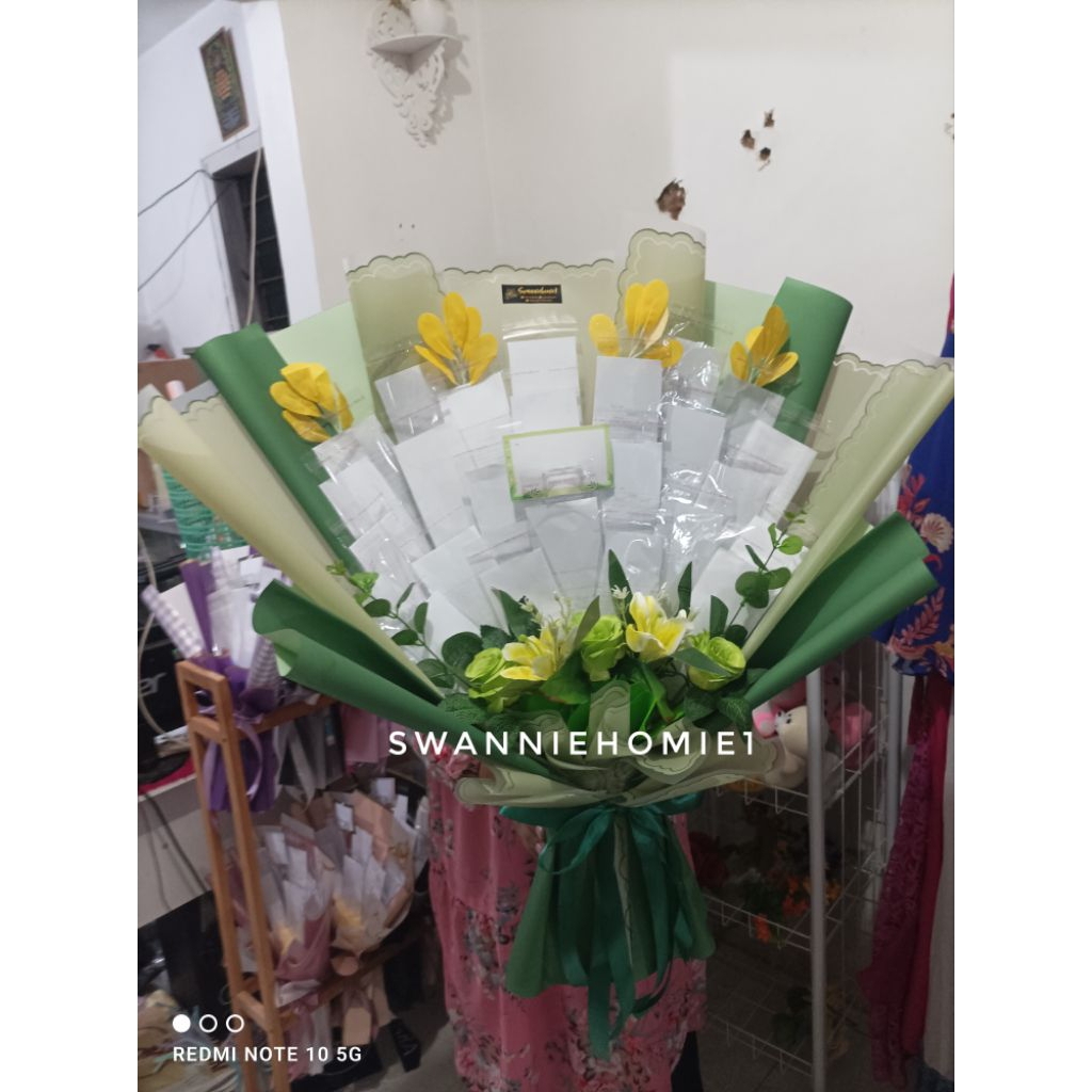 buket kosongan uang 25lembar / kerangka buket uang 25lembar