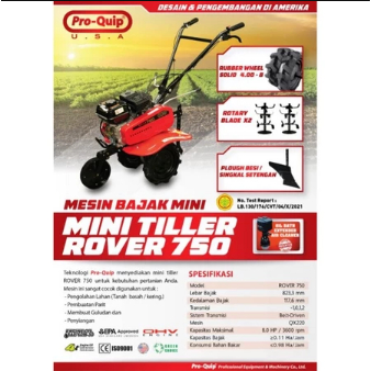 PROQUIP ROVER800 Mini Tiller/Traktor Mini