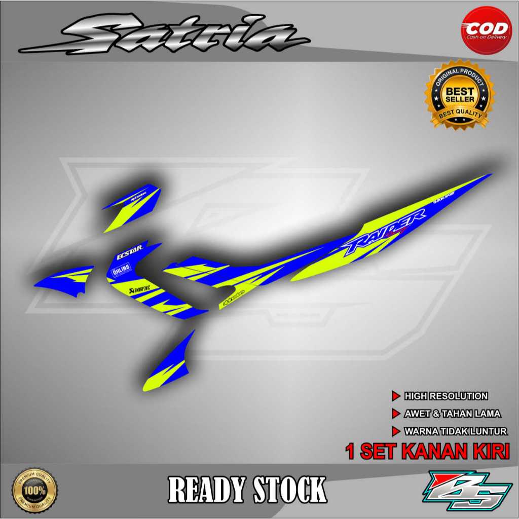STRIPING VARIASI SUZUKI SATRIA FU BARONG KEREN