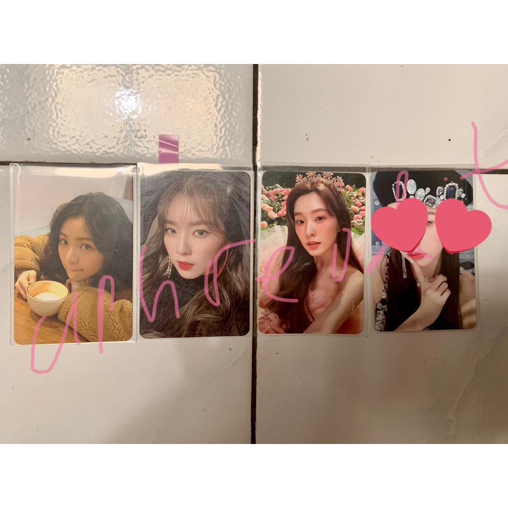 Irene red velvet photocard (irene latte, irene ribbon rbb)