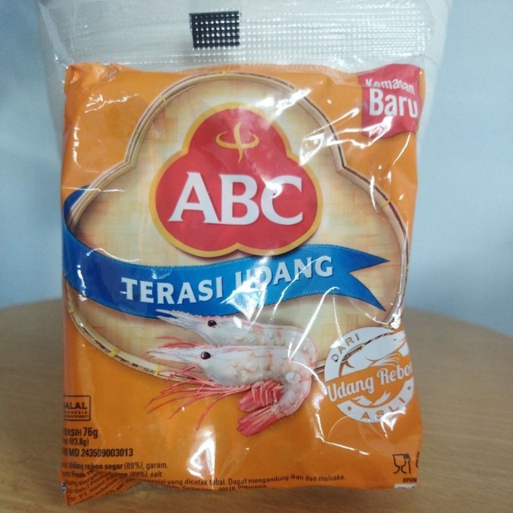 

terasi udang ABC 20 sachet 76 gram
