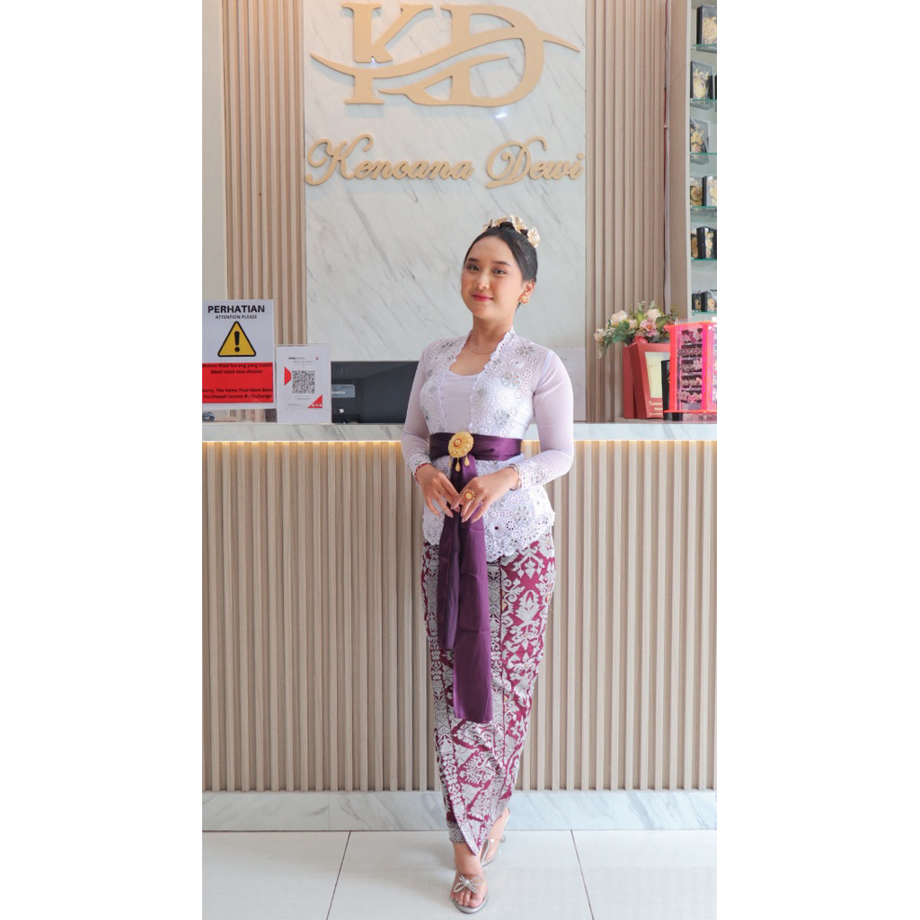 KEBAYA BALI BORDIR MATAHARI SUTRA CREFT SERIES