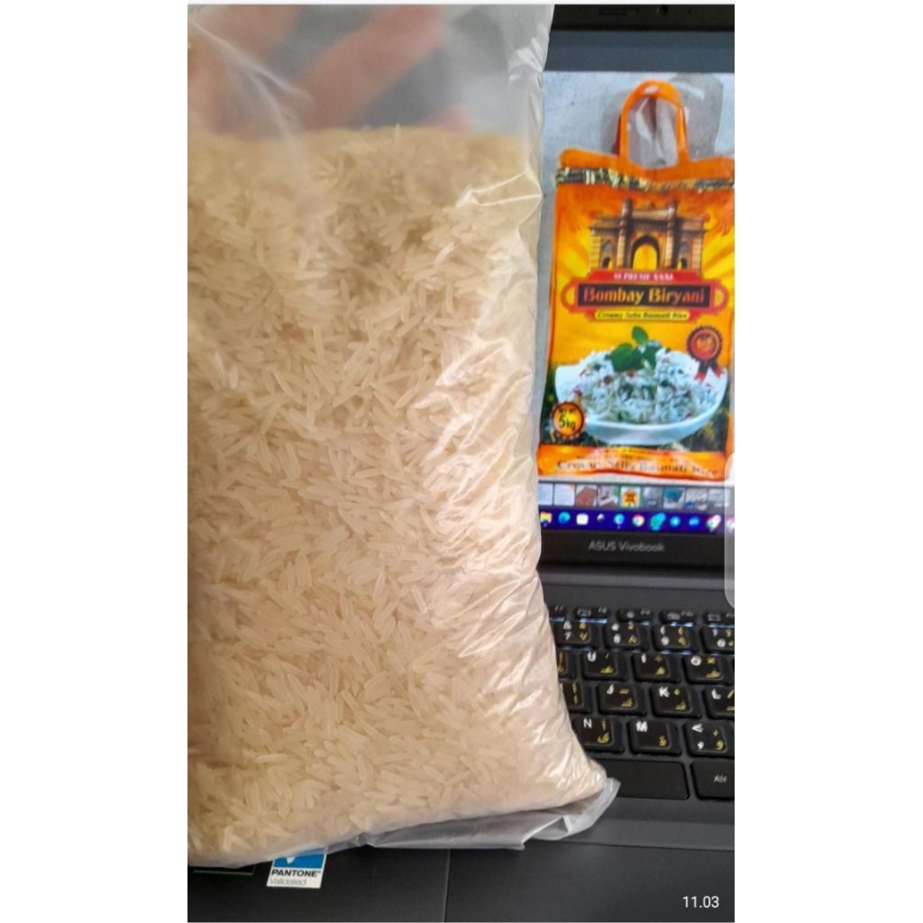 

Beras Bombay Basmati/Biryani (1 kg) kemasan polos