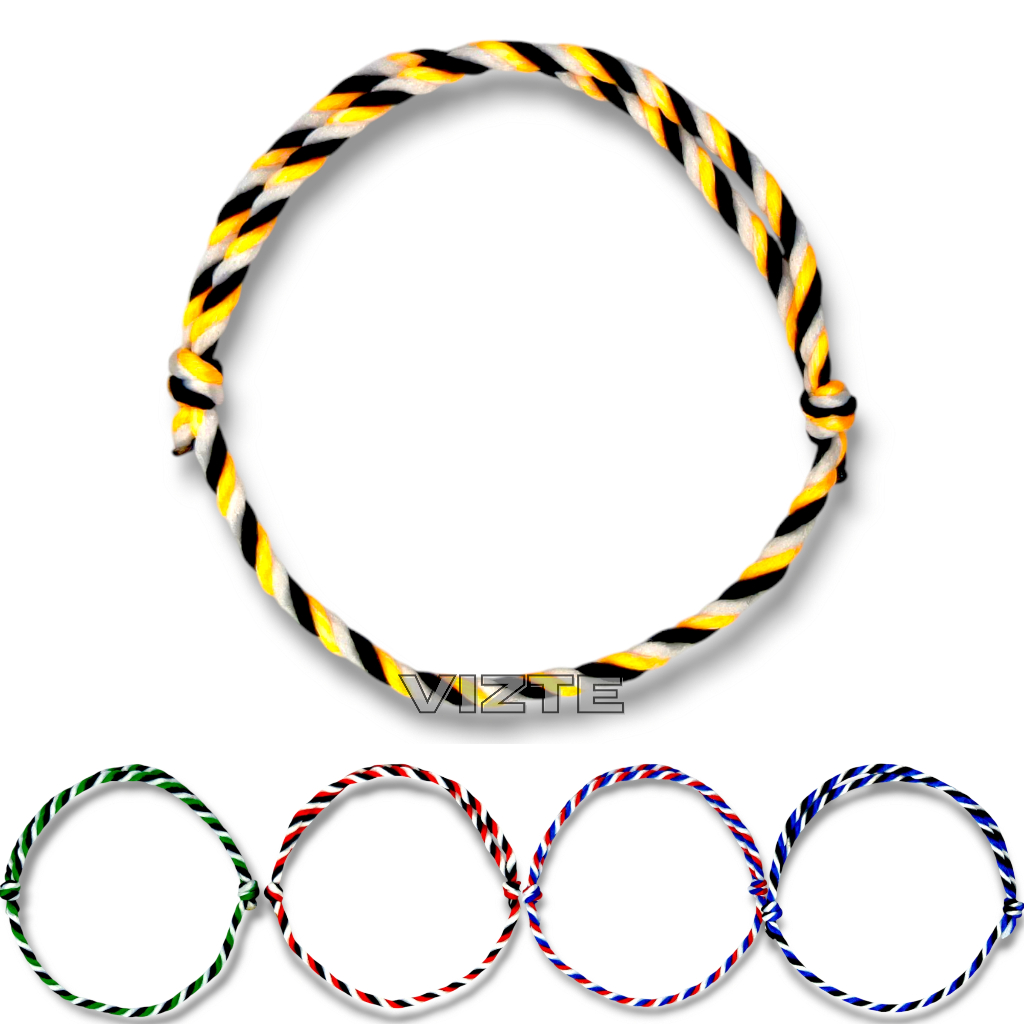 Vizte Gelang Tali Tridatu 4 / Gelang Tiga Warna / Gelang Couple