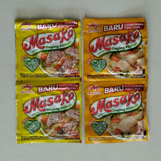 

Masako Bumbu Kaldu 8.5 g Ajinomoto Bumbu Rasa Ayam dan Sapi