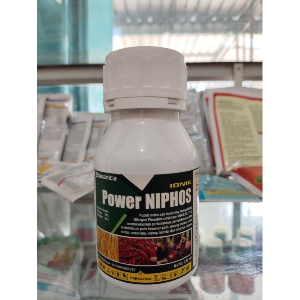 Power NIPHOS 250ml ,Nutrisi ionik fase vegetatif / pertumbuhan