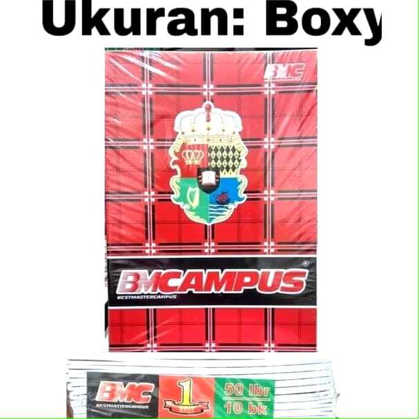 

1 PACK BUKU TULIS BMCAMPUS 50 LEMBAR ISI 10 UKURAN FOLIO