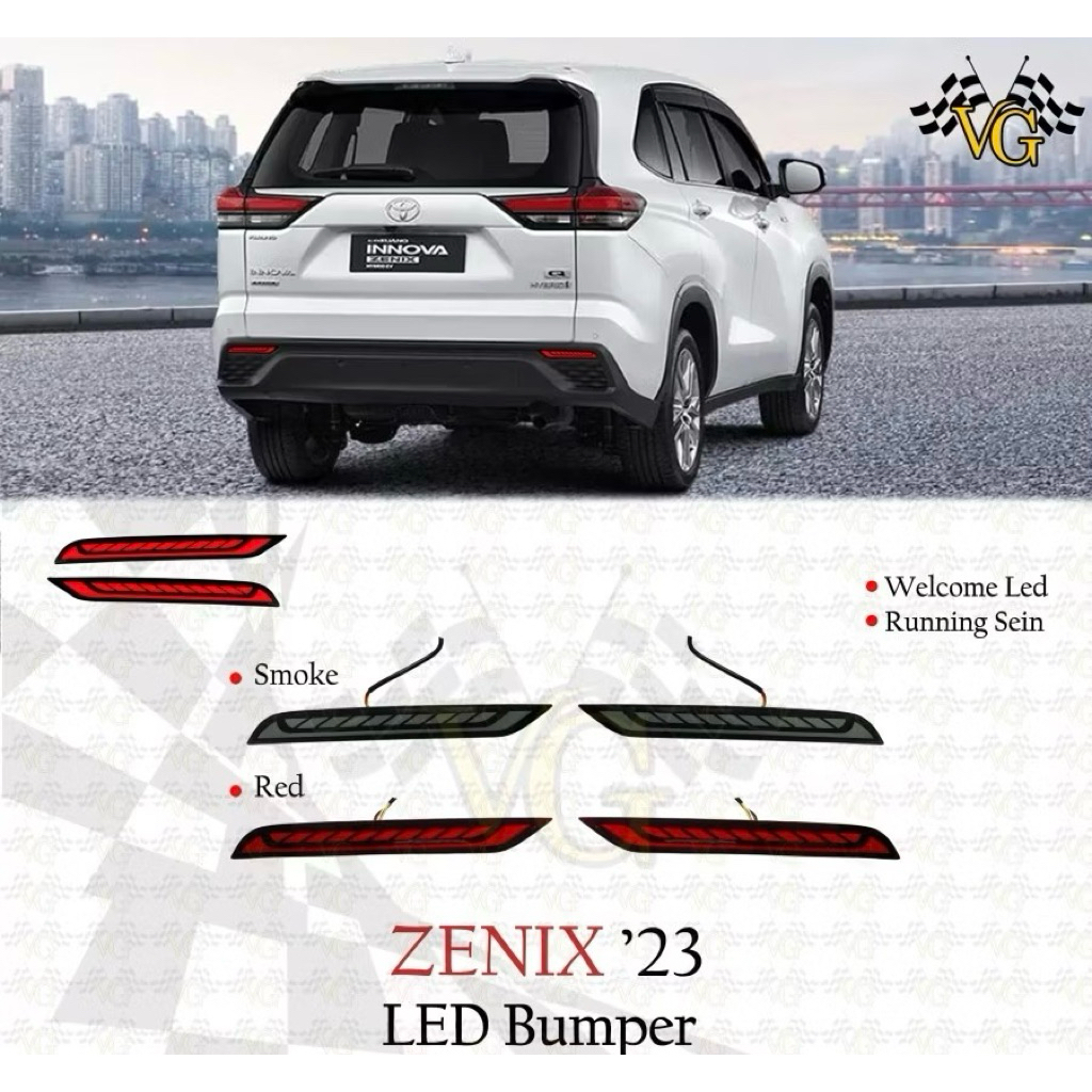 LAMPU LED BUMPER INNOVA ZENIX