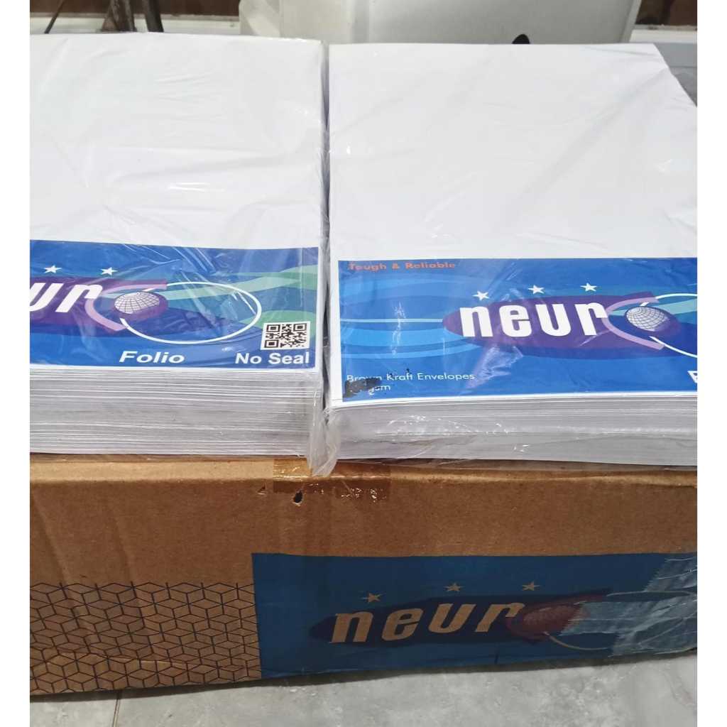 

Neuro Amplop Putih Ukuran Folio No Seal / Tanpa Perekat (1 Dus Isi 8 Pack)