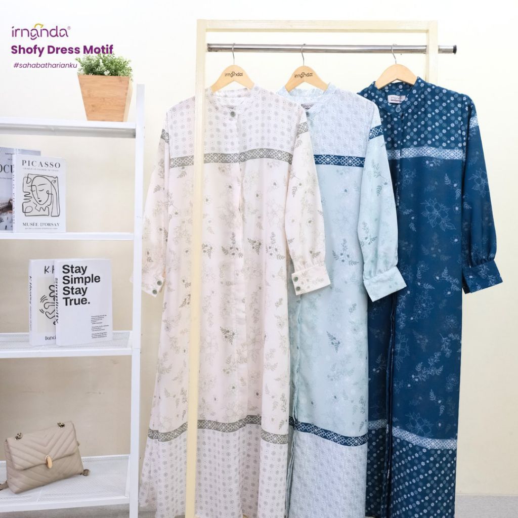 Promo Pasar Tanah Abang Jakarta Pusat Gamis Model shofy Dres Terbaru Wanita syar'i simpel adem premi