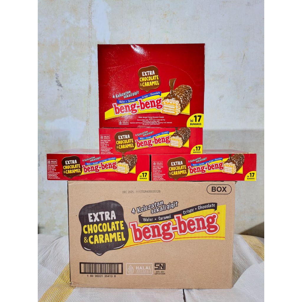 

Beng beng 25 gram 1 dus isi 8 box