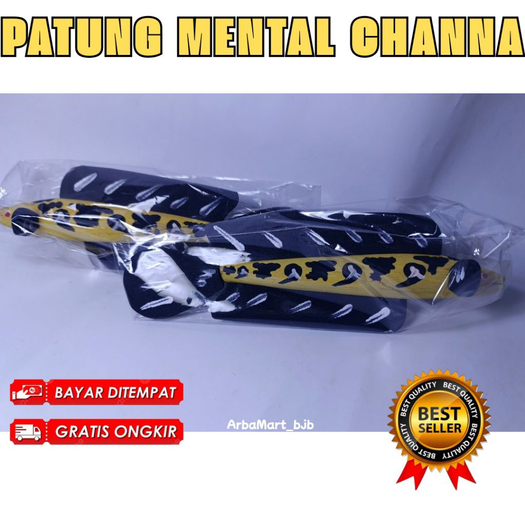 Patung Channa YS/Yellow Sentarum Pulchra Red Barito penggoda ikan channa (17cm)