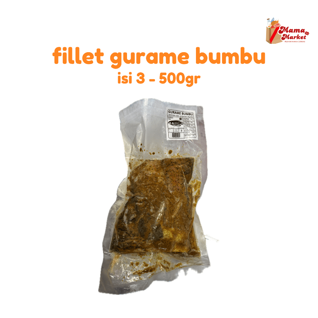 

Ikan Gurame Bumbu Kuning Frozen Siap Masak isi 3 - 500 gram