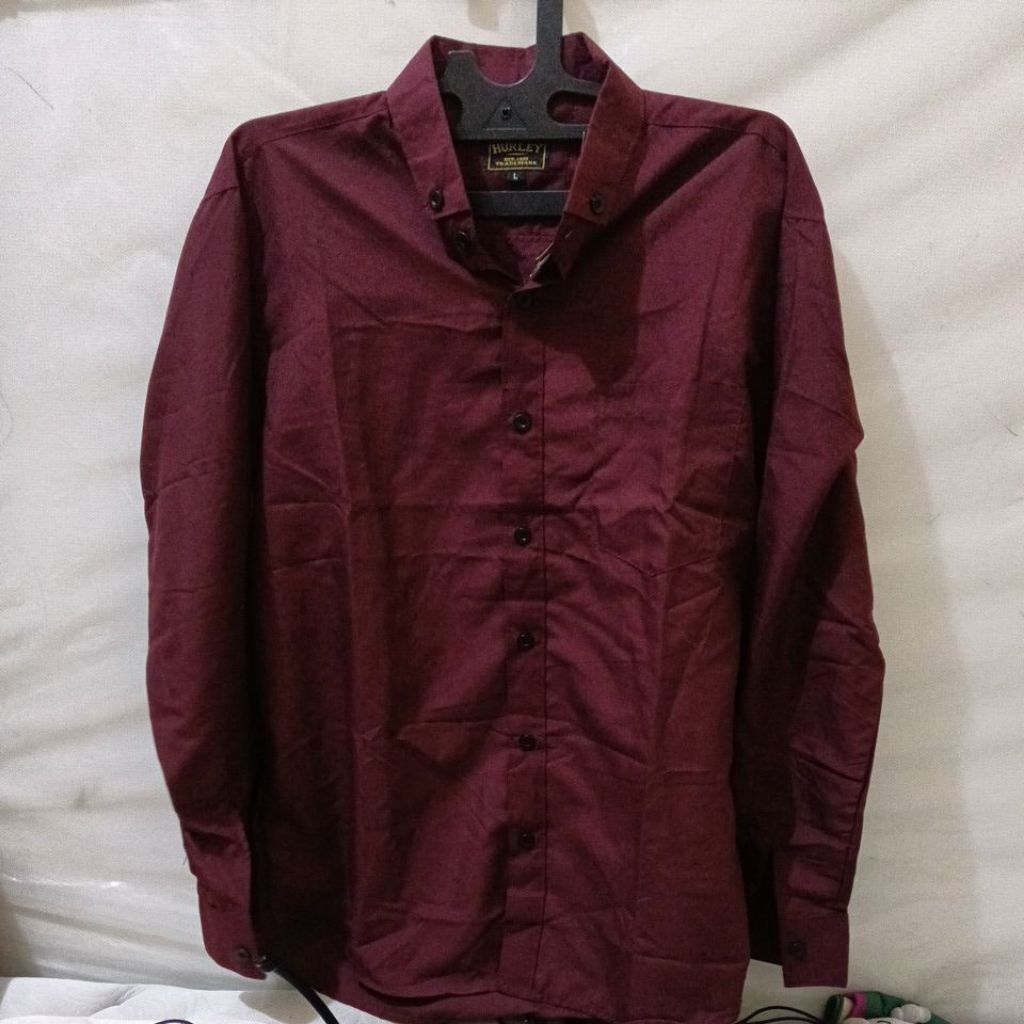 kemeja hurley, kemeja NDS, kemeja de'rois, kemeja murah, kemeja hitam