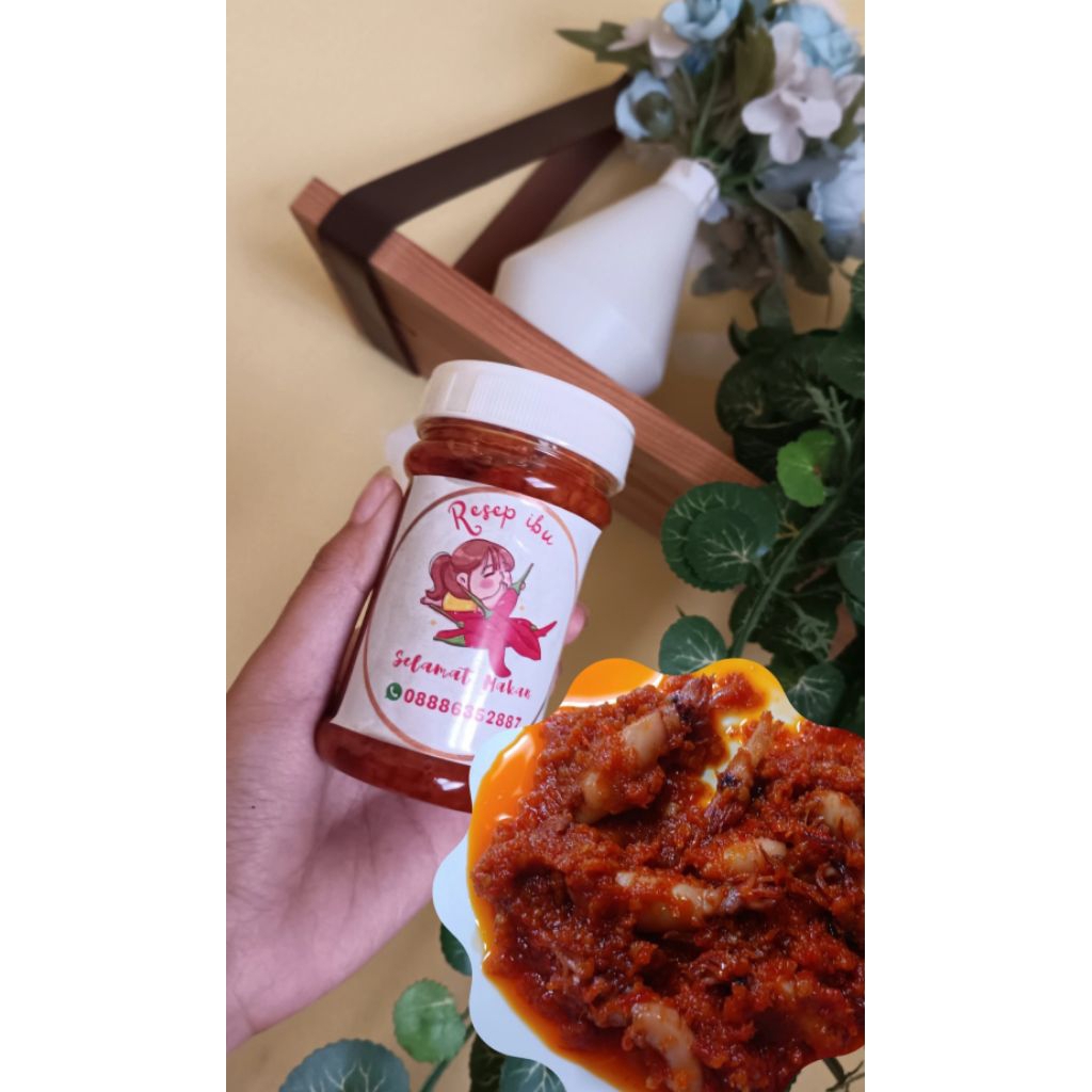 

Samba cumi khas Resep ibu 175gr toples segel