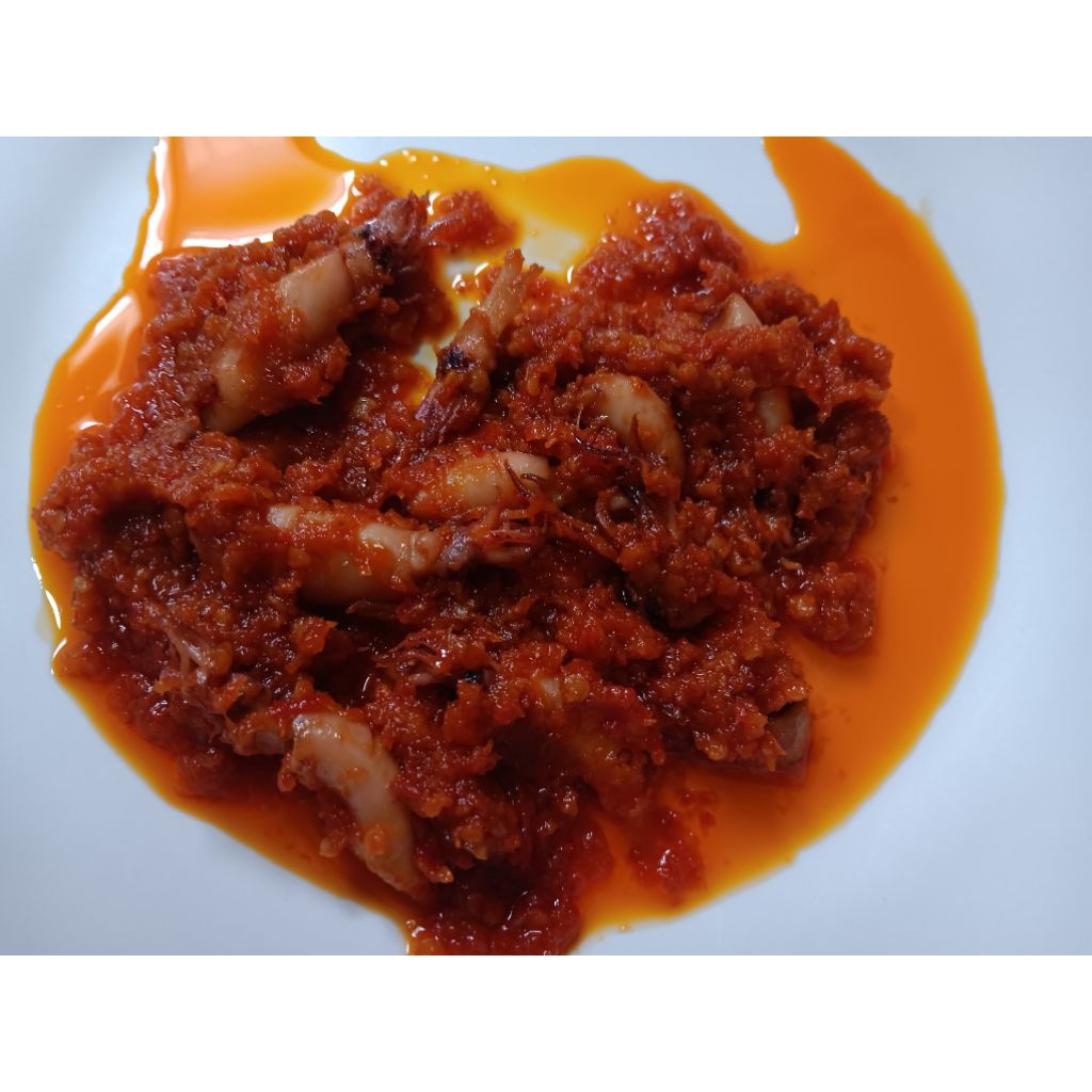 

Promo sambal sachet/Sambel cumi khas Resep ibu 35gr
