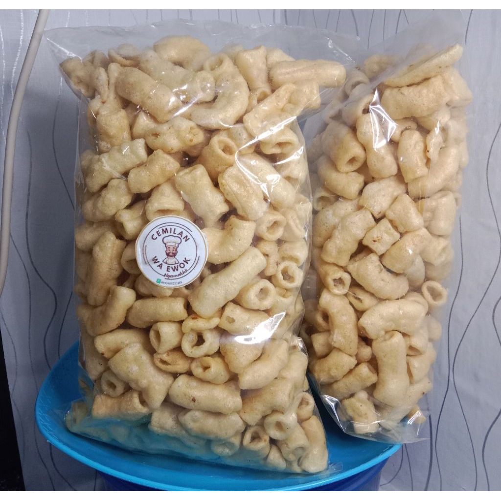 

makaroni goreng bumbu asin pedas cemilan bandung cemilan enak