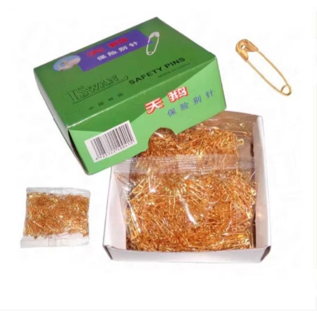 (3Pcs)Peniti GOLD Kecil Jarum PENITI JILBAB / Peniti Mini Emas Hijab