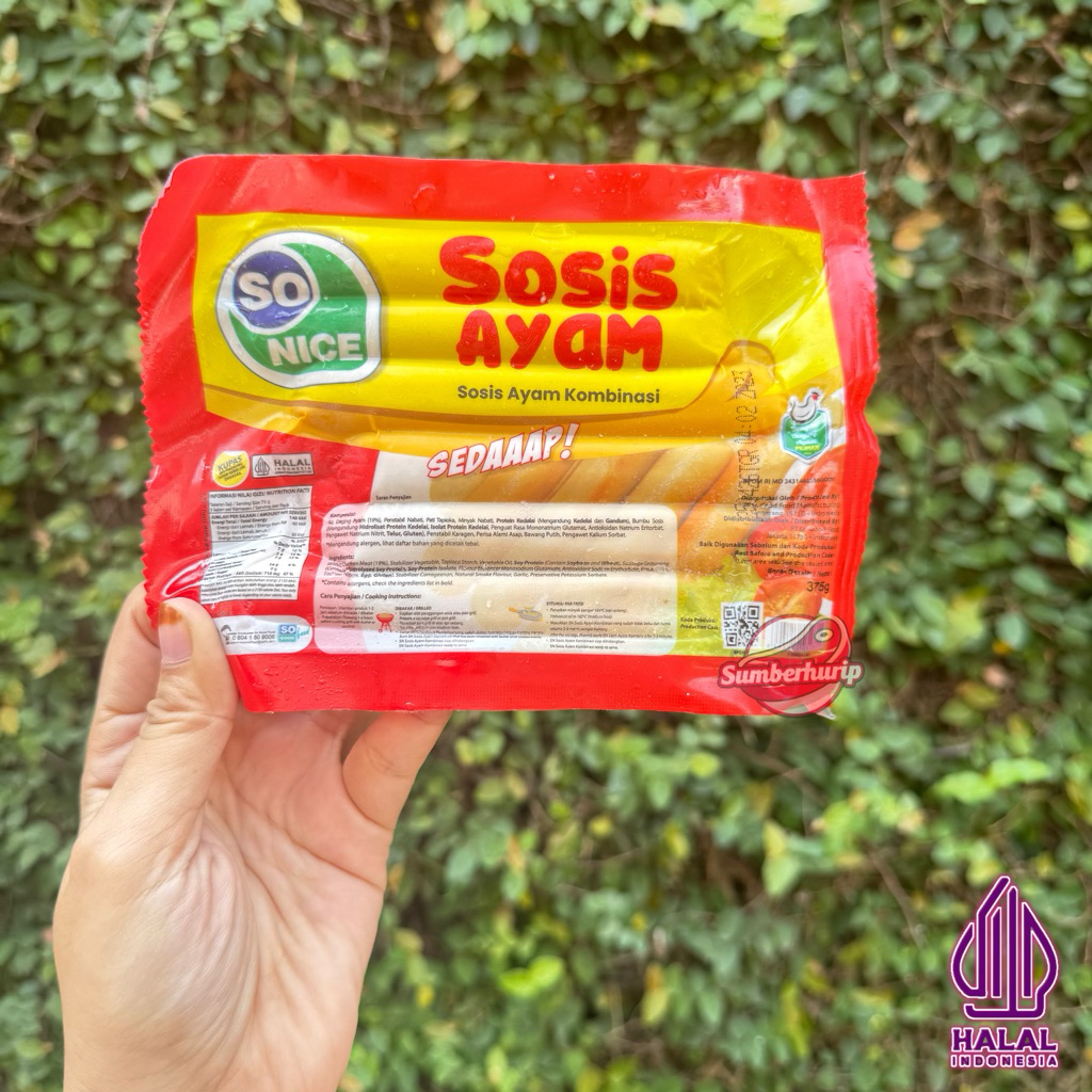 

SONICE SOSIS AYAM KOMBINASI 375gr