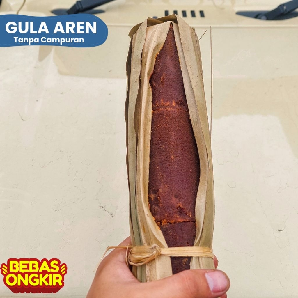 

Gula Aren Murni 100 % Tanpa Campuran Bungkus Daun Kering