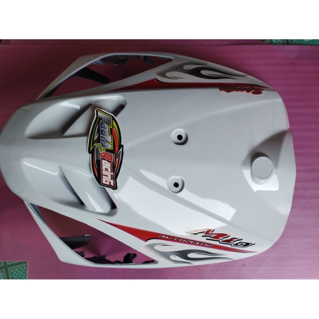 Panel Dada Mio Sporty Warna Putih Plus Striping