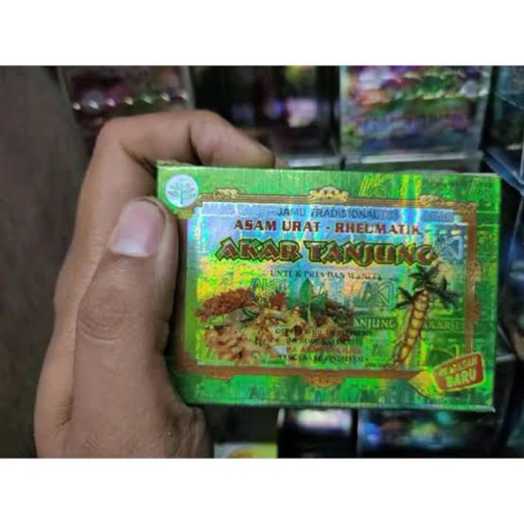 akar tanjung hijau serbuk jamu asam urat asli isi 20 sachet