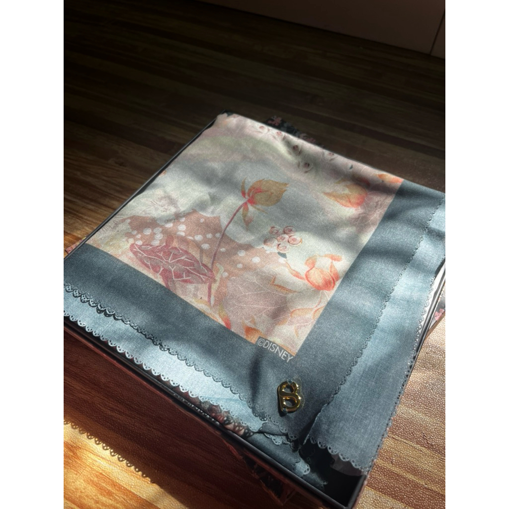 Arabian Night Voile Square - Crown (BUTTONSCARVES) Preloved