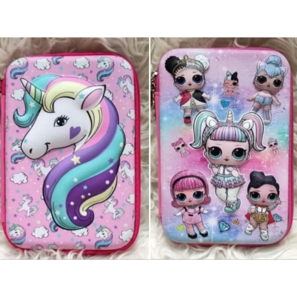 

KOTAK TEMPAT PENSIL ANAK PEREMPUAN UNICORN LOL (KP003)