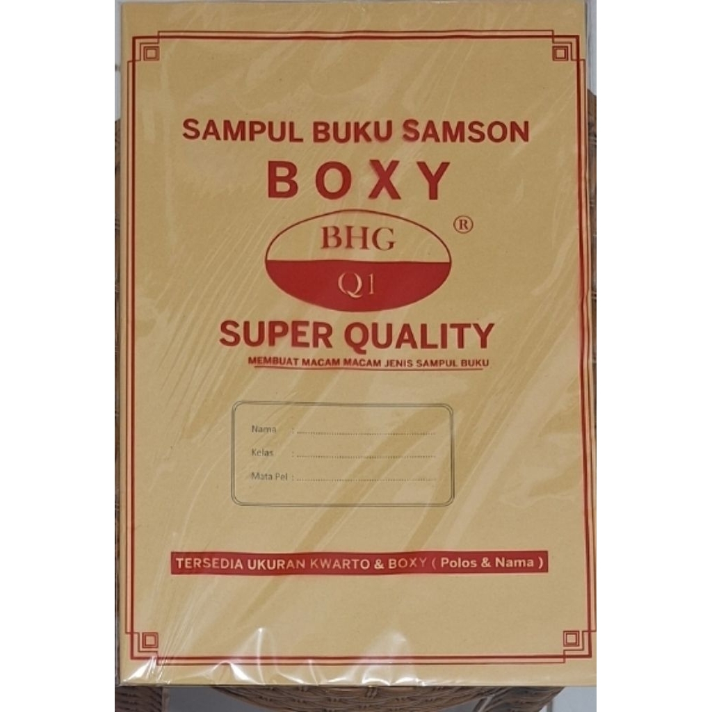 

Sampul Buku Samson Nama 20 Lembar