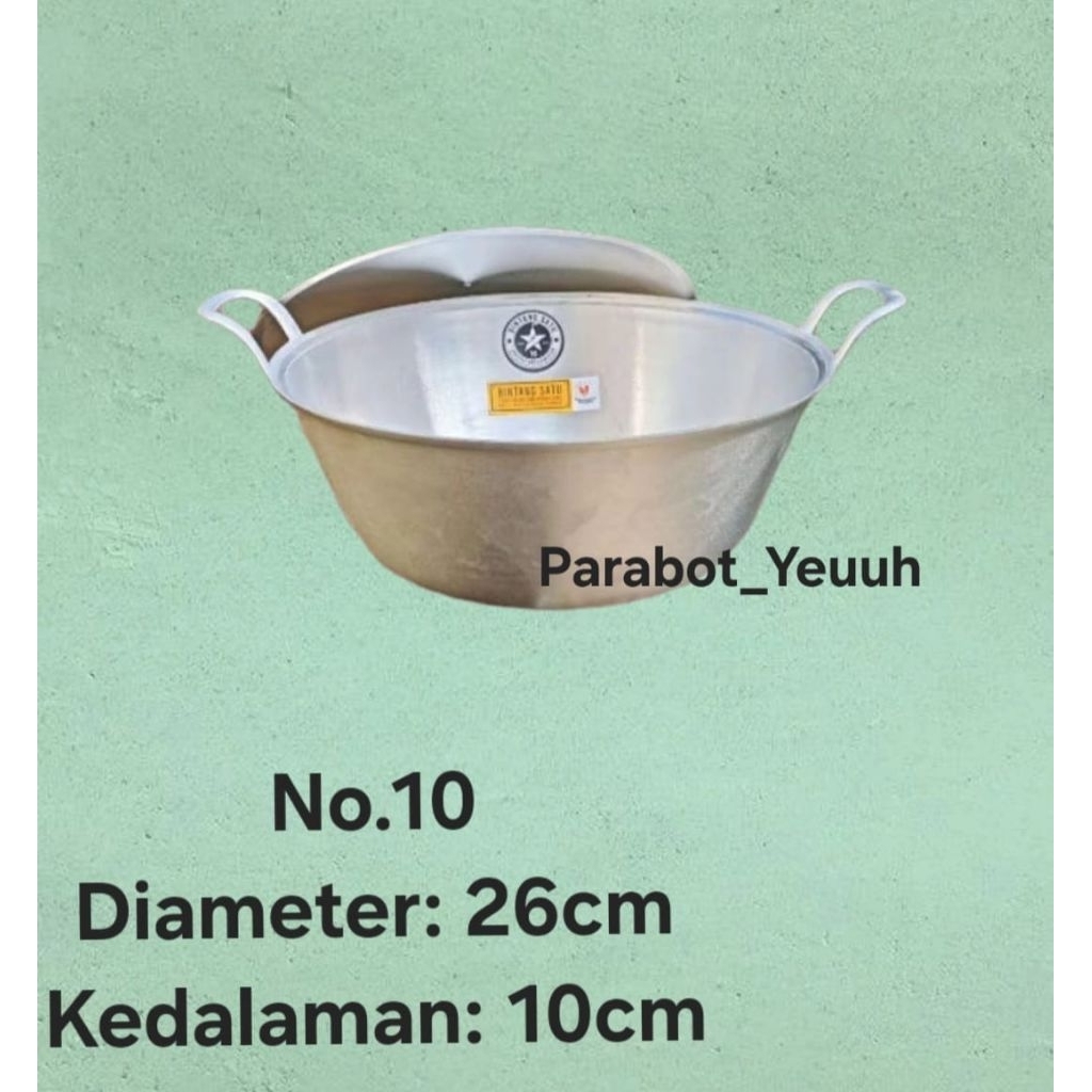 Panci Citel Katel Serbaguna Ukuran No.10 Sampai No.20 Super Tebal