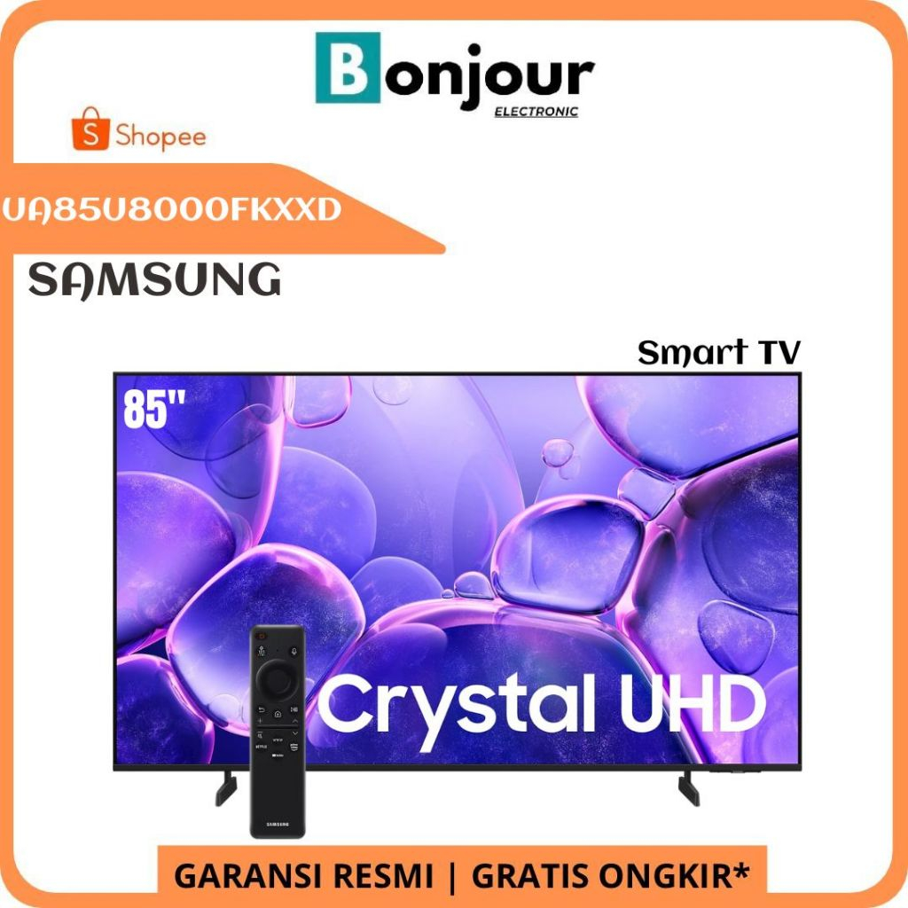 Crystal UHD Samsung UA85U8000FKXXD Smart TV 85 Inch U8000F TV Samsung 85U8000